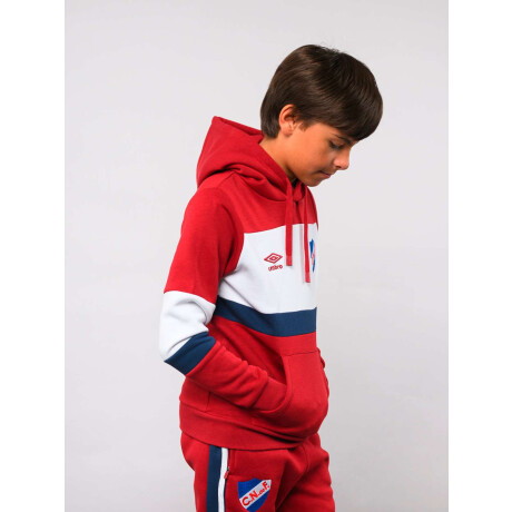 Campera Hoodie Grav Junior de Niños Rojo