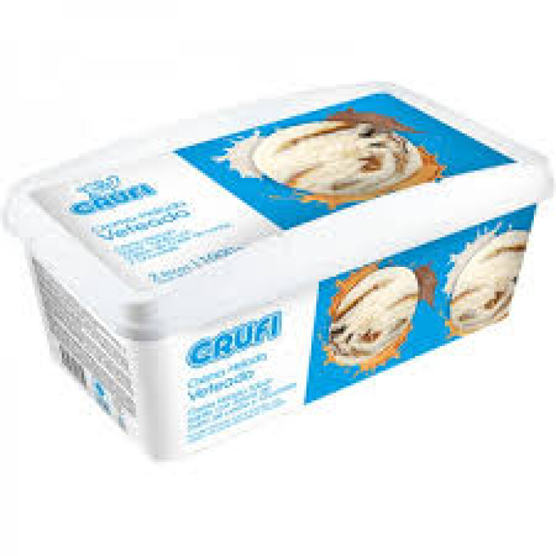 CRUFI 2L CREMA HELADA VETEADA CRUFI 2L CREMA HELADA VETEADA
