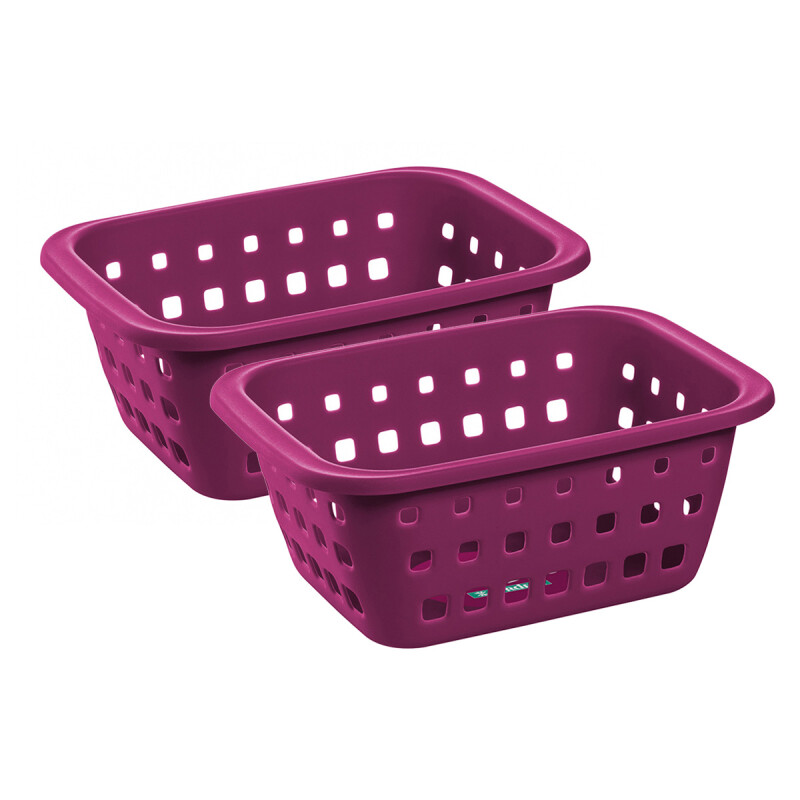 Set x2 Cesto pequeño 1,4 lts VIOLETA