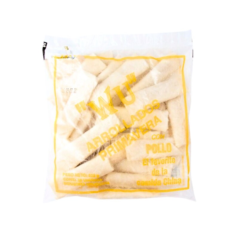 Arrollados primavera Pollo Wu - 25 ud. - 625 g Arrollados primavera Pollo Wu - 25 ud. - 625 g