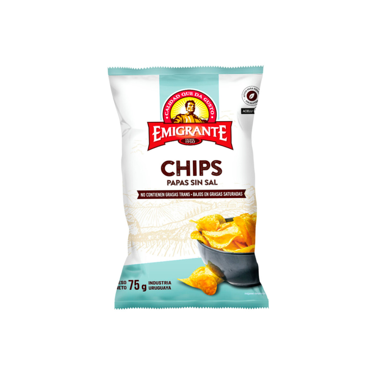 Papas Fritas Emigrante Sin Sal 75g 