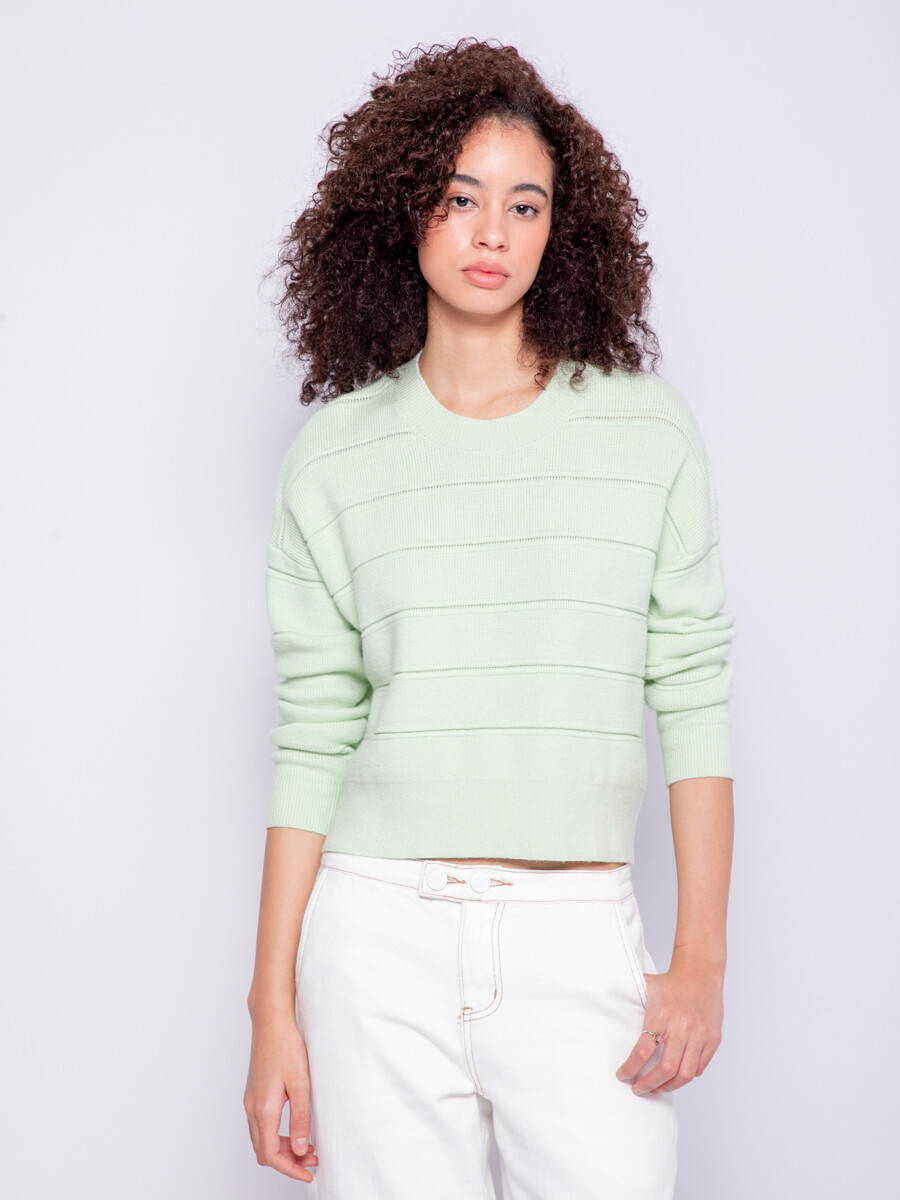 SWEATER WADE - Verde Pastel 