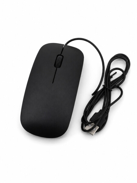 MOUSE CON CABLE NEGRO (V)