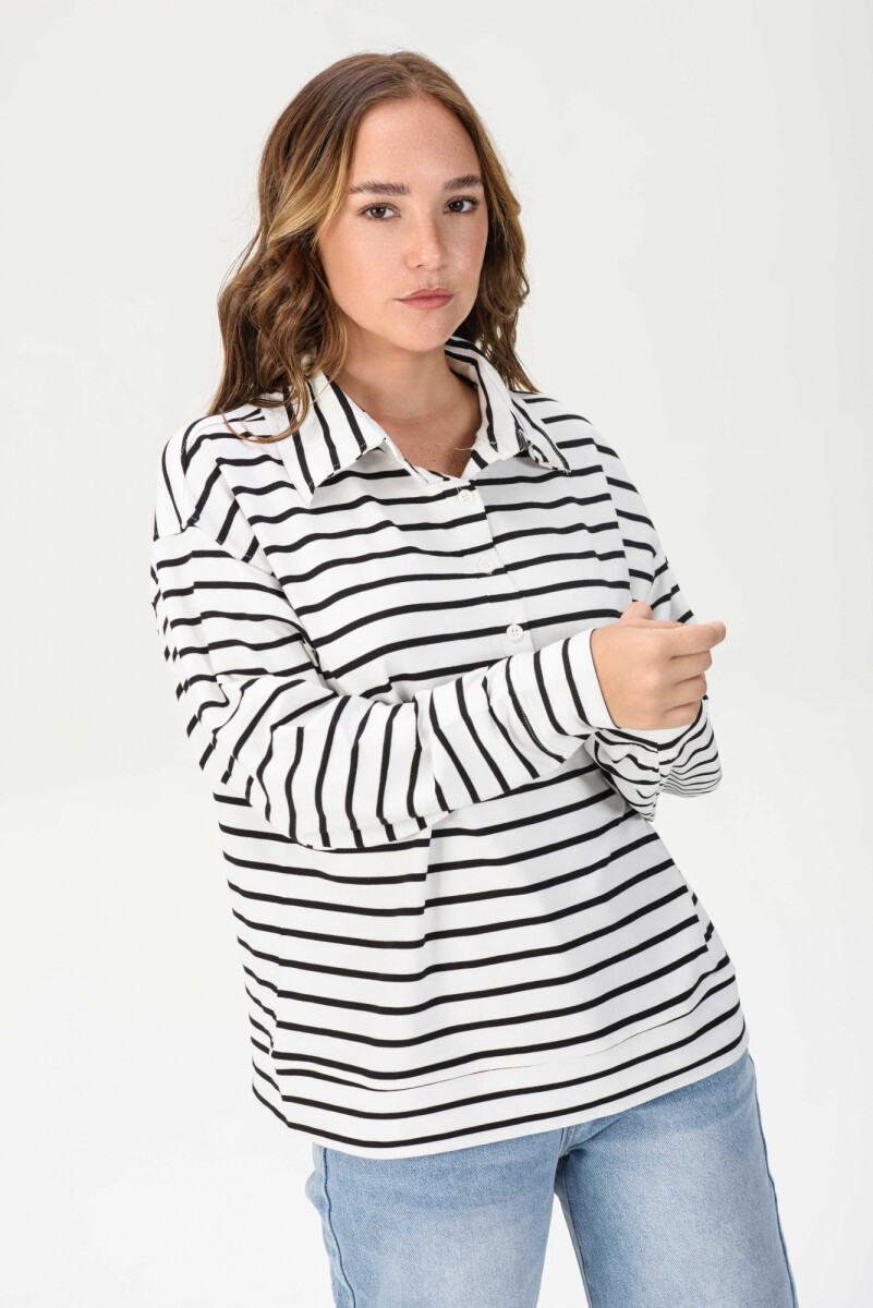 Remera Polo - Blanco 