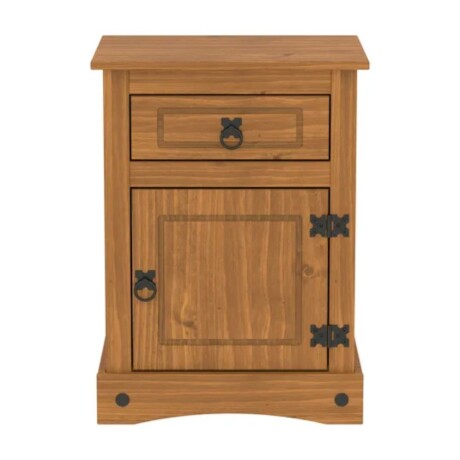 Promo Juego de Dormitorio Linea Naturale + Sommier 2 plazas Hamptons Hybrid Bronze ROBLE