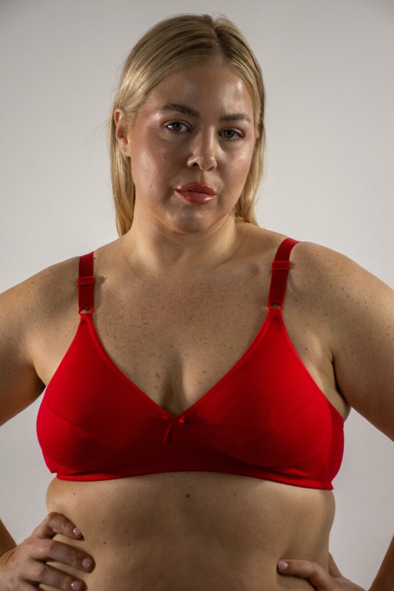 Soutien algodón Ana - Rojo 