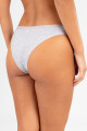 Bikini alta cotton Gris melange