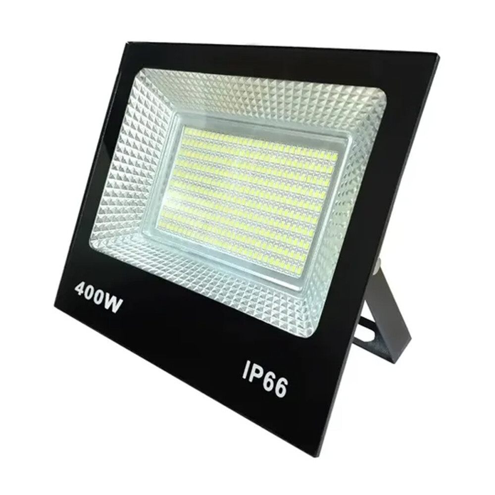 Luz Led Foco 400w Reflector Bajo Consumo Blanco Frío Negro Luz Led Foco 400w Reflector Bajo Consumo Blanco Frío Negro