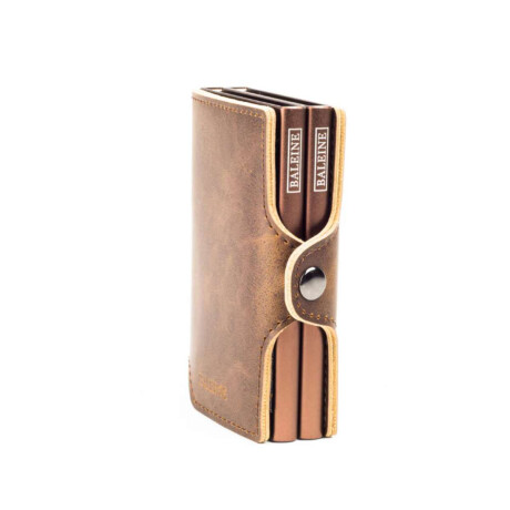Billetera Baleine Double Kansas Pard Brown Marron
