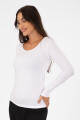Remera algodón elastano Blanco
