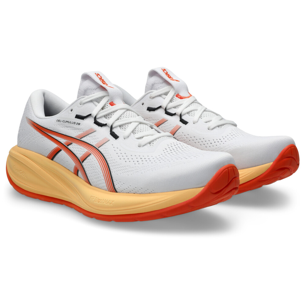 Zapatillas Running Gel-Cumulus 28 Hombre White/energy Orange