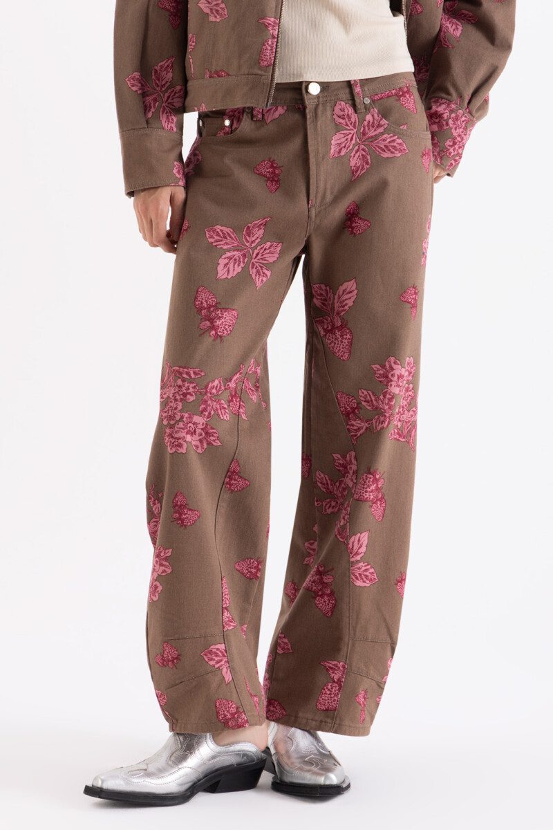 PANTALON FRUIT Marron
