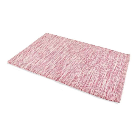 Alfombra Rosa melange 100% Algodón - 50x80 Rosa