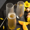 Set vasos/copas flauta sin pie 280 ml x3 CRISTAR Set vasos/copas flauta sin pie 280 ml x3 CRISTAR