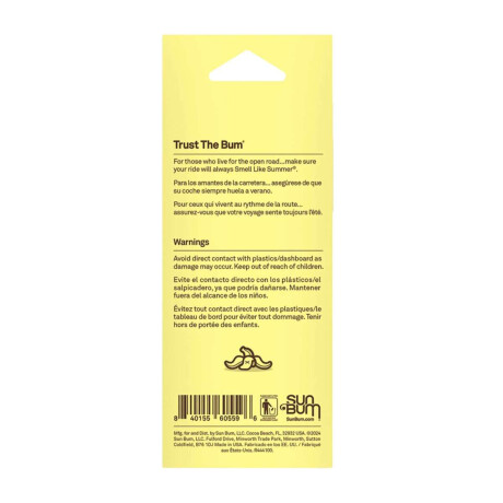 Perfmuador Sun Bum Air Freshener Banana