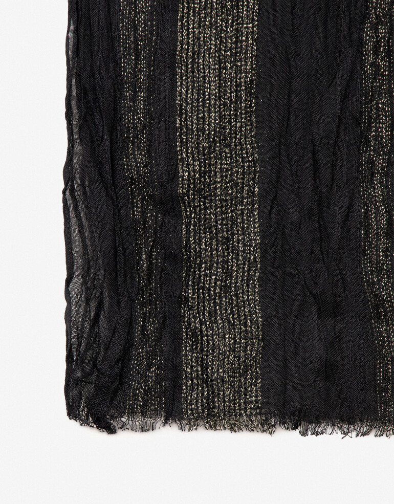 Pashminas Pashmina De Lurex - Negro