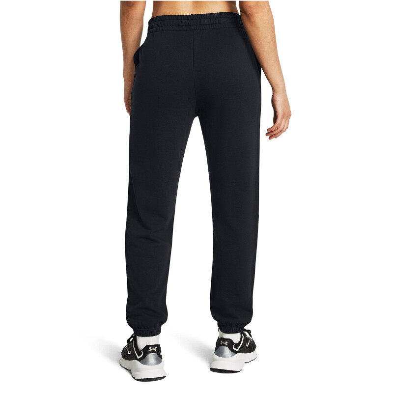 Pantalon Deportivo Training Under Armour Joggers de Mujer - 1382735-002 Negro-blanco