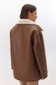 CAMPERA CORDERITO CHOCOLATE