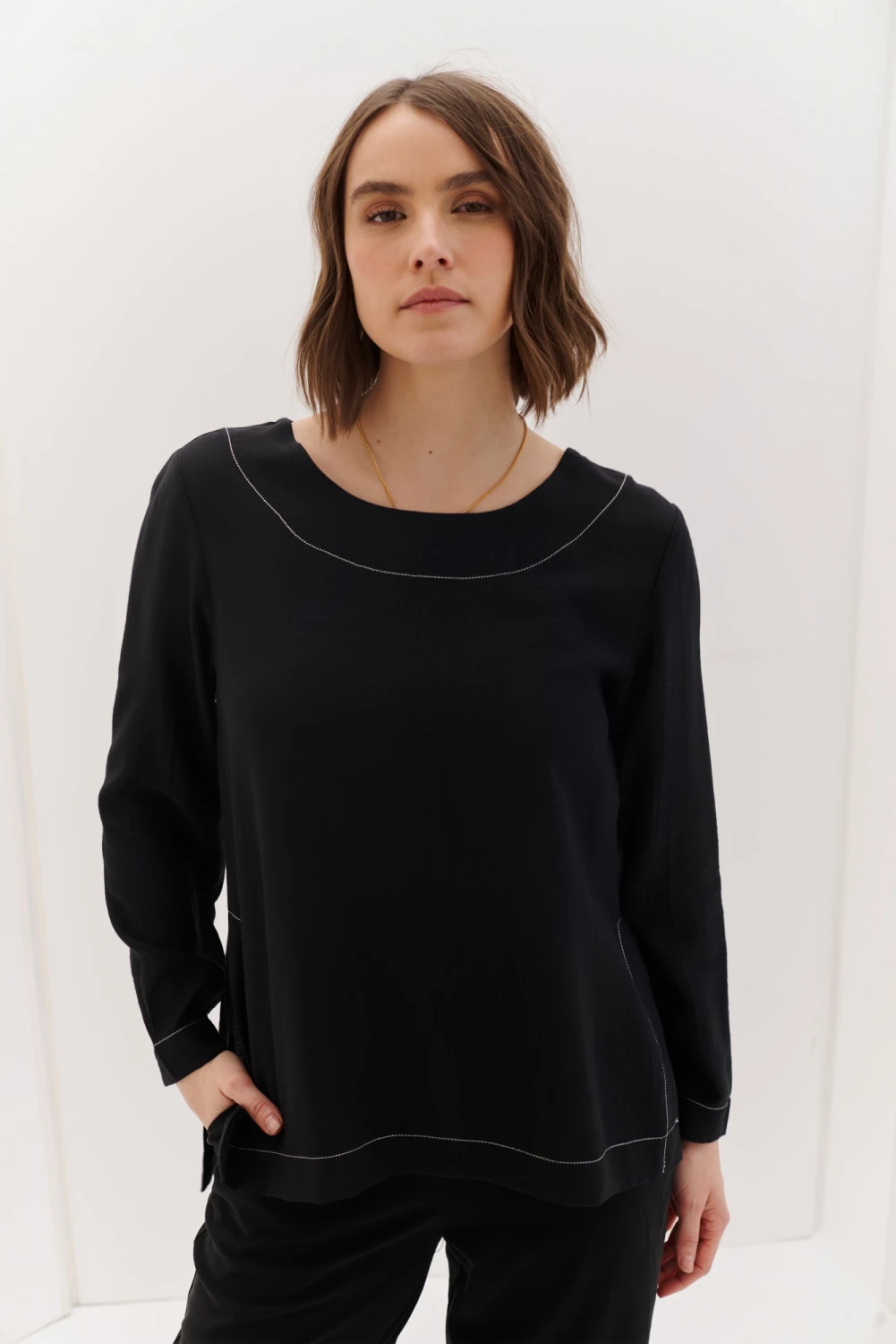 BLUSA BIANCA negro 1