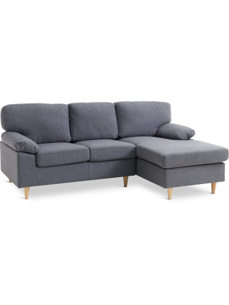 Sofá GEDVED chaise longue gris Sofá GEDVED chaise longue gris