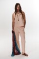 PANTALON LINO STRECH ROSA