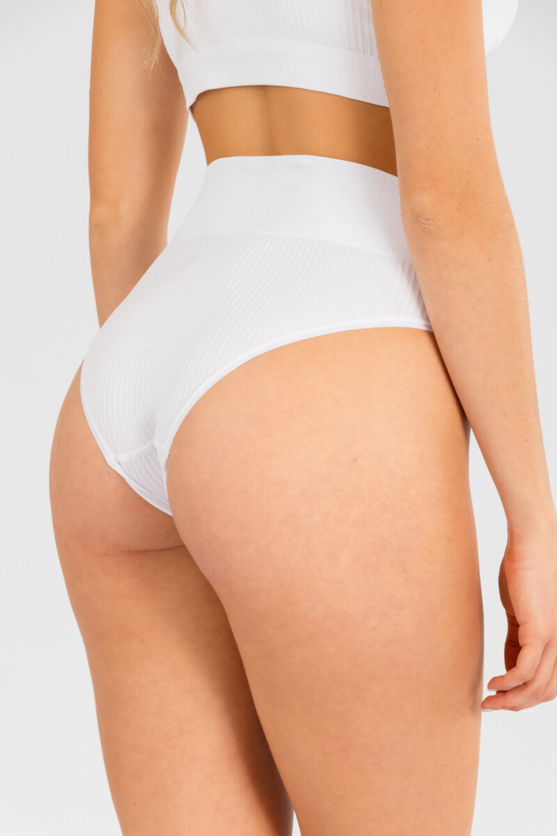 Bikini alta cosmos Blanco