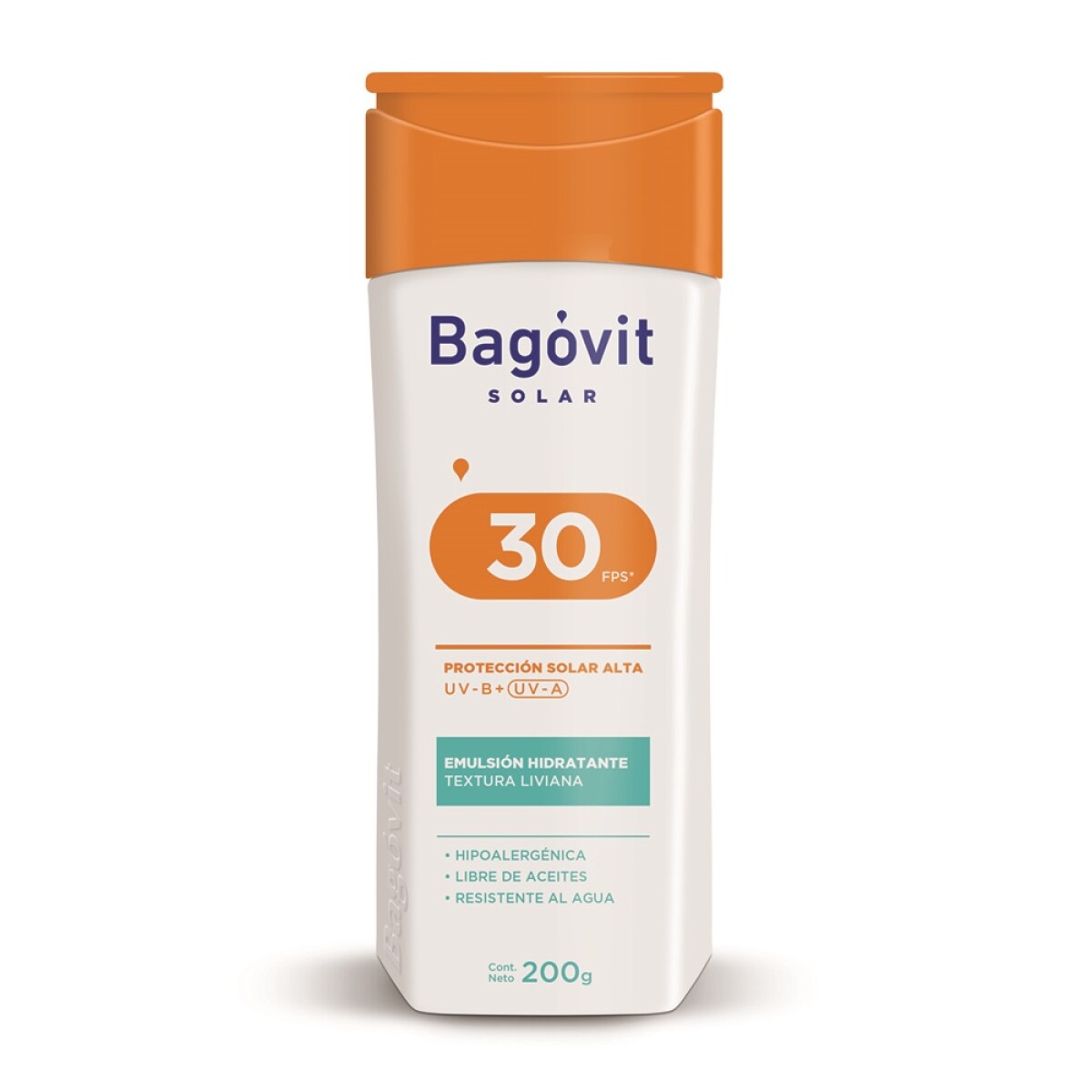 Protector Solar Bagovit F30. 200 Grs. 