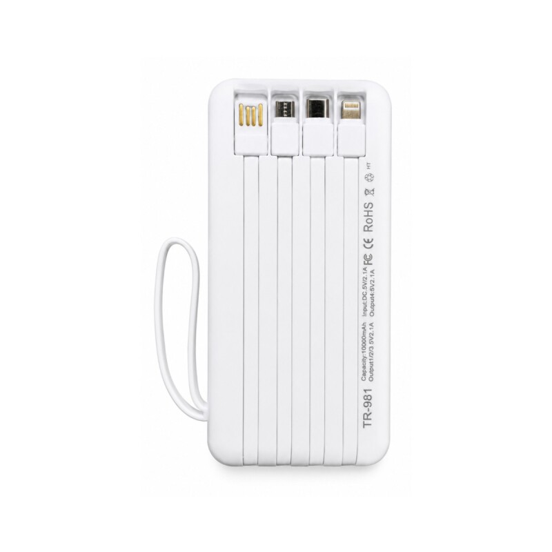 batería externa Power bank 10000mah 4 en 1 batería externa Power bank 10000mah 4 en 1