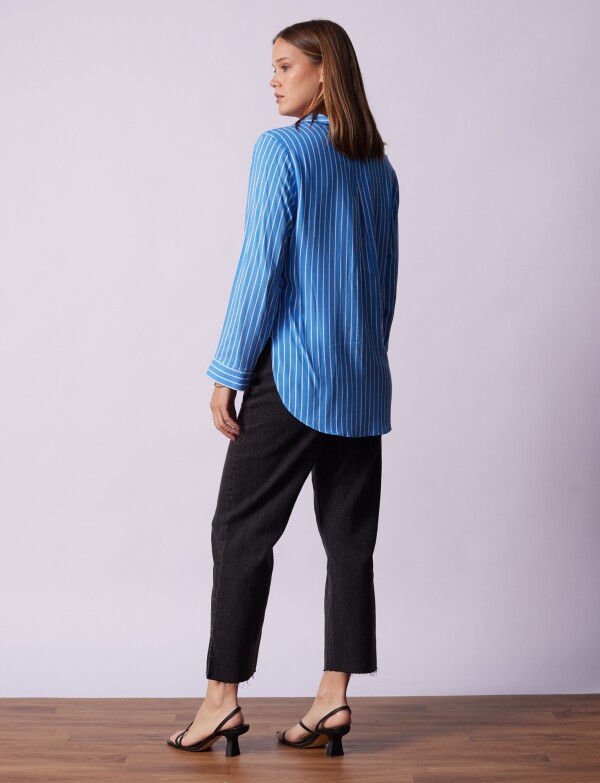 Camisa Lineas CELESTE/MULTI
