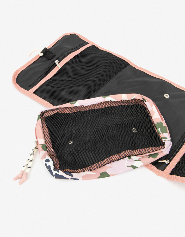 Porta Cosméticos Desplegable Portacosméticos Pack And Go - Estampado Flores
