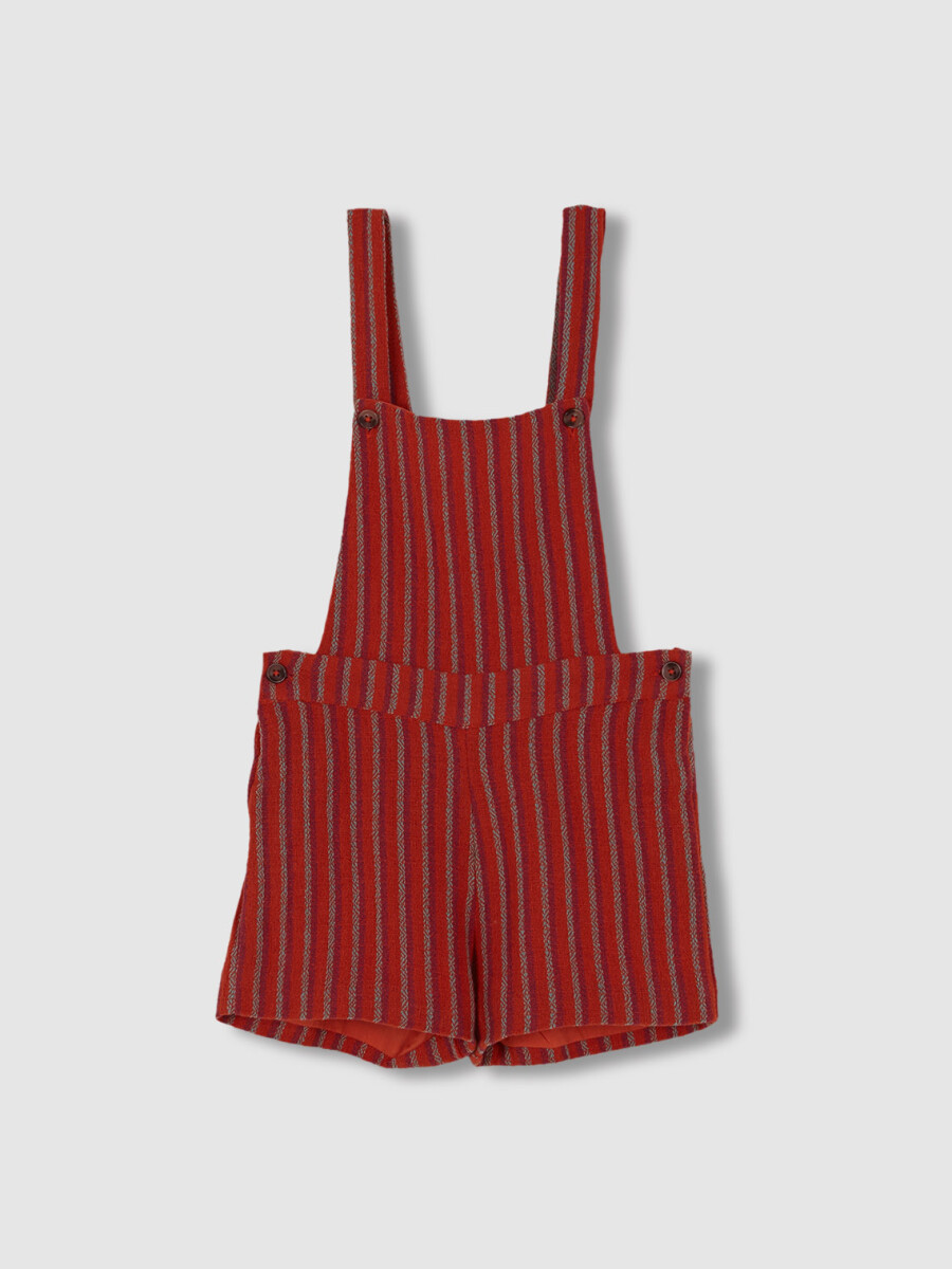 Peto De Rayas Multicolor Naranja