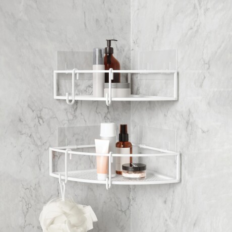 ORG DUCHA ESQUINERO METAL BLANCO 1018616