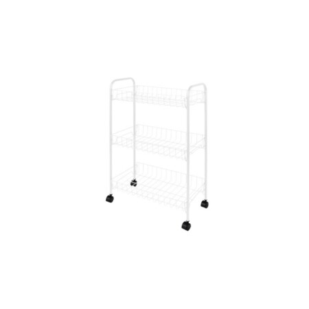 ESTANTE ORGANIZADOR FRUTERO MOR 3 PISOS 41X23X63CM BLANCO