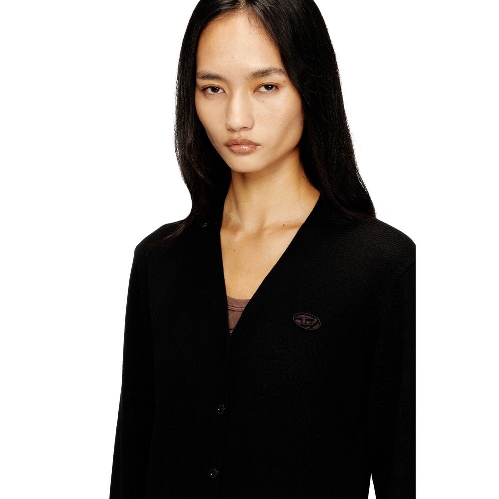 Chompas Urbano Para Mujer M-Alinesa-Cardigan Knitwear Negro