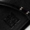Mini bag Hana en cuero graneado Negro