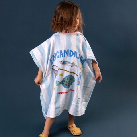 Toalla Poncho para niños Encandilada