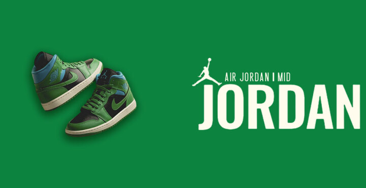 Air Jordan 1 Mid Aquatone