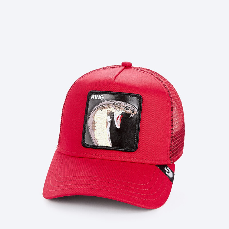 Gorra Goorin Bros Trucker Baseball - The King Cobra Rojo