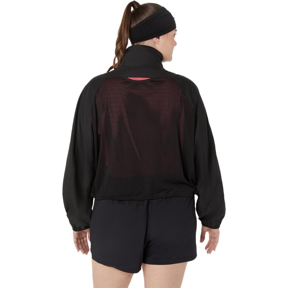 Casaca Training Nagino Actibreeze Short Jacket Mujer Performance Black