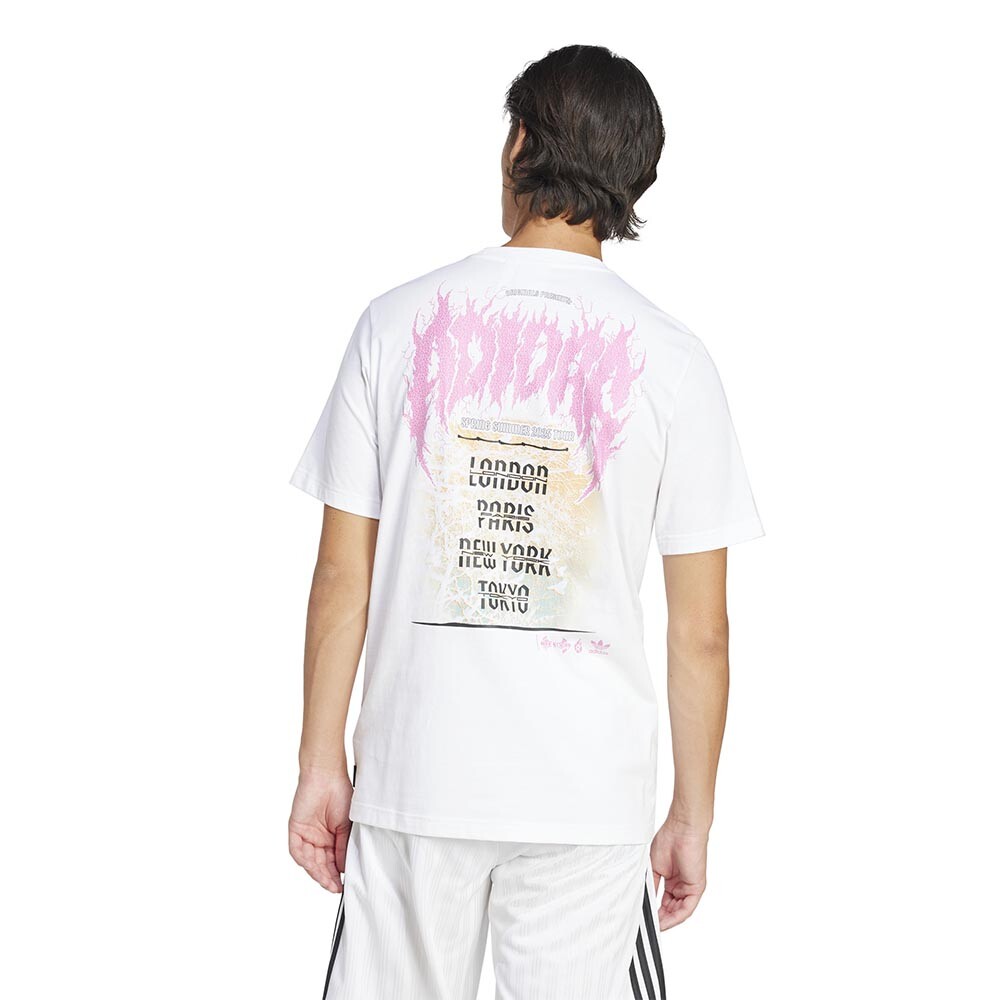 Trefoil Series Fashion Elevated Tee - Hombre White