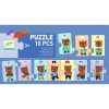 Puzzle El osito de peluche se viste Djeco Puzzle El osito de peluche se viste Djeco