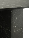 Mesa de comedor KRONDAL Ø110 mármol negro Mesa de comedor KRONDAL Ø110 mármol negro
