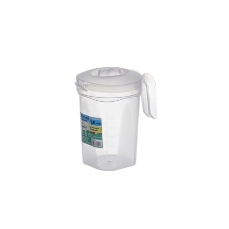 JARRA 1,8 LTS TRANSPARENTE CON TAPA JARRA 1,8 LTS TRANSPARENTE CON TAPA