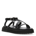 Sandalias de Niña MINI Miss Carol Califa con Hebilla Negro
