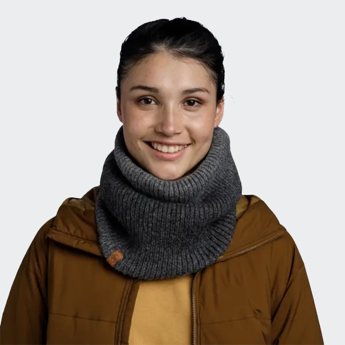 Bufanda Buff Knitted - Fleece Neckwarmer Marin Adult - Gris 