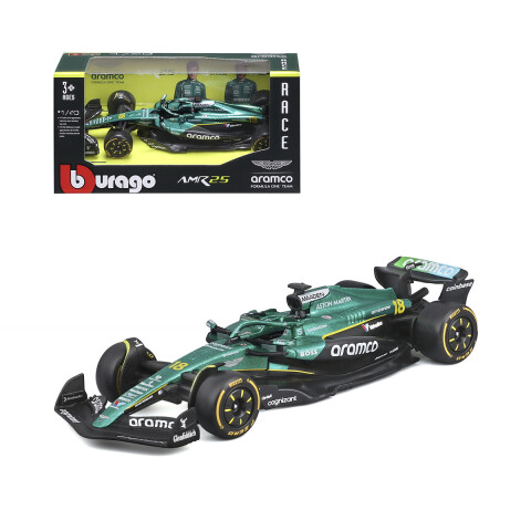 Bburago Formula 1 Aston Martin Aramco Escala 1:43 Lance Stroll