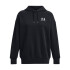 UA Icon Fleece OS Hoodie-WHT BLK-001