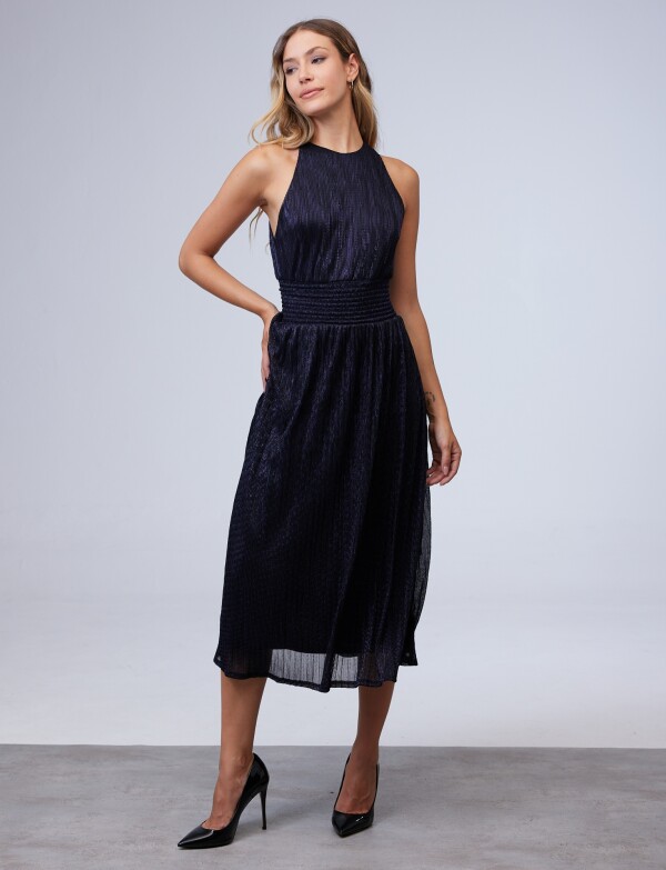 Vestido Lurex AZUL