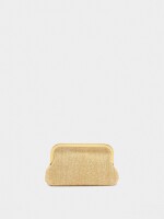 Bolso De Fiesta Efecto Rafia natural