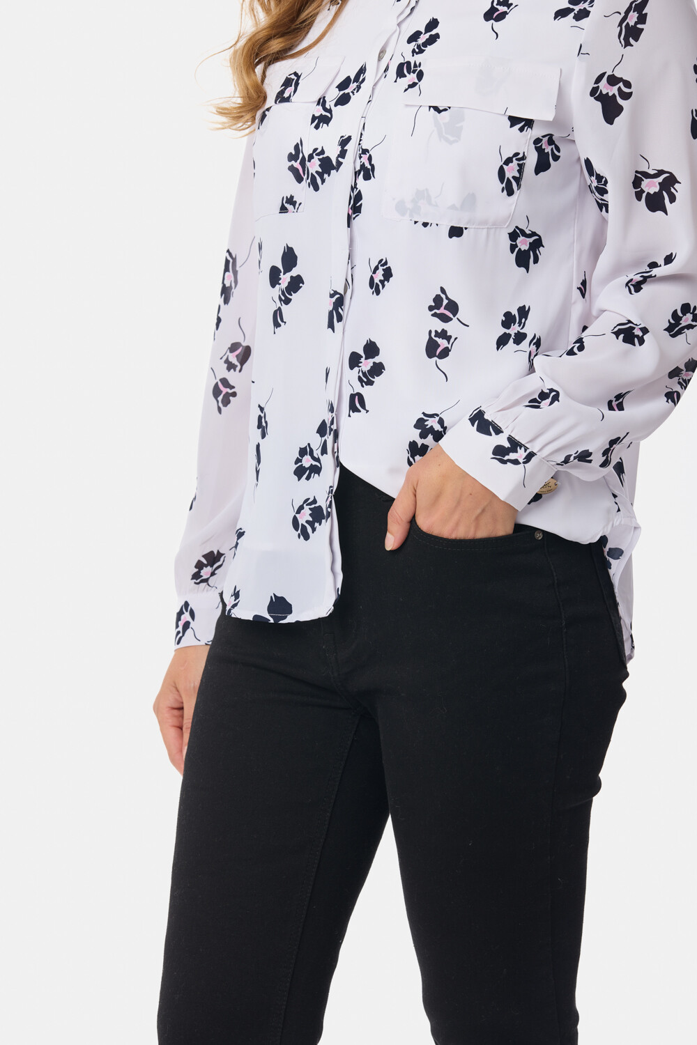 PANTALÓN DE JEAN SKINNY Negro
